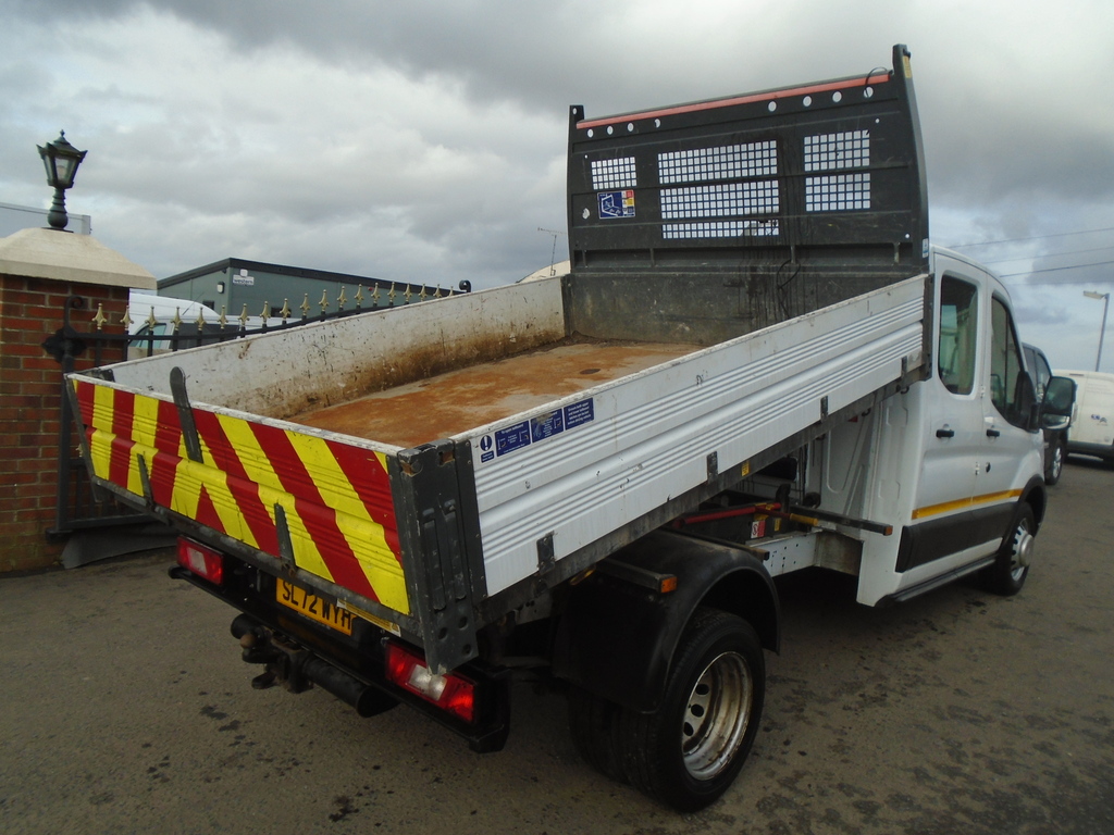 Ford Transit Custom 350 Doublecab Tipper. White #6