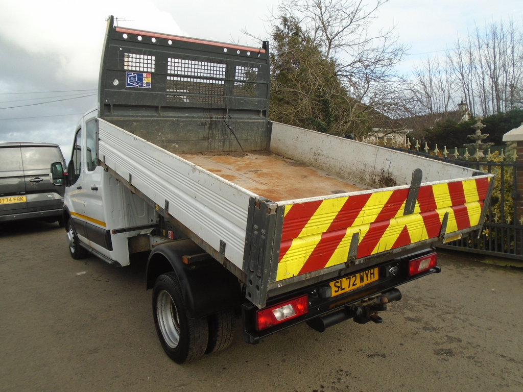 Ford Transit Custom 350 Doublecab Tipper. White #5