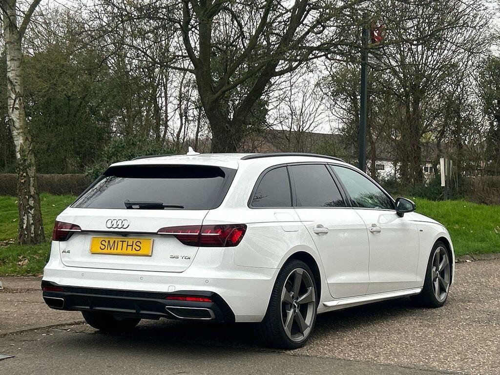 Audi A4 Avant 35 Tdi Black Edition S Tronic JS61SJS White #3
