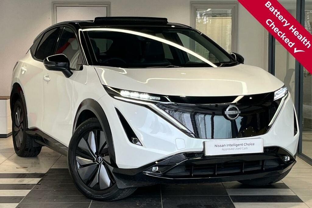 Nissan Ariya 87Kwh Advance E-4orce 22Kw Charger White