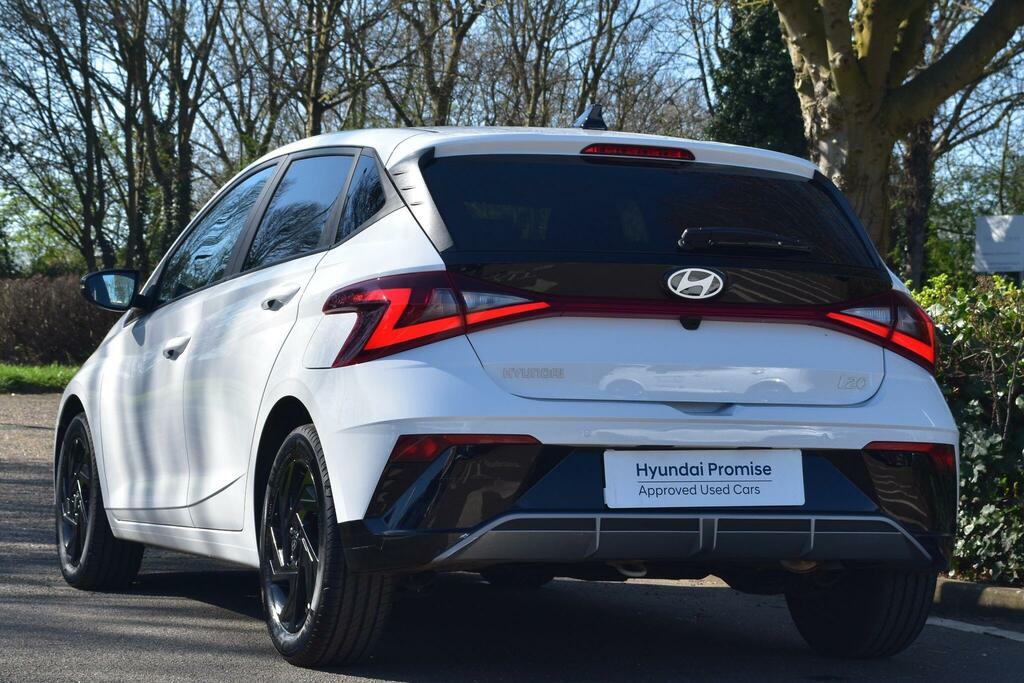 Hyundai I20 1.0 T-gdi Black Line Euro 6 Ss SC75NXP White #3