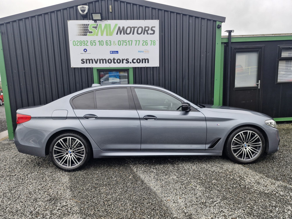BMW 5 Series 520D M Sport SV17OPO Blue #2