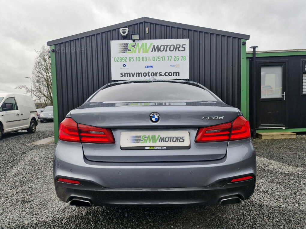 BMW 5 Series 520D M Sport SV17OPO Blue #3