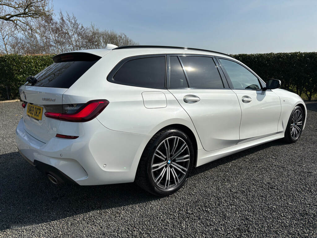 BMW 3 Series 320D M Sport SM69OCP White #5