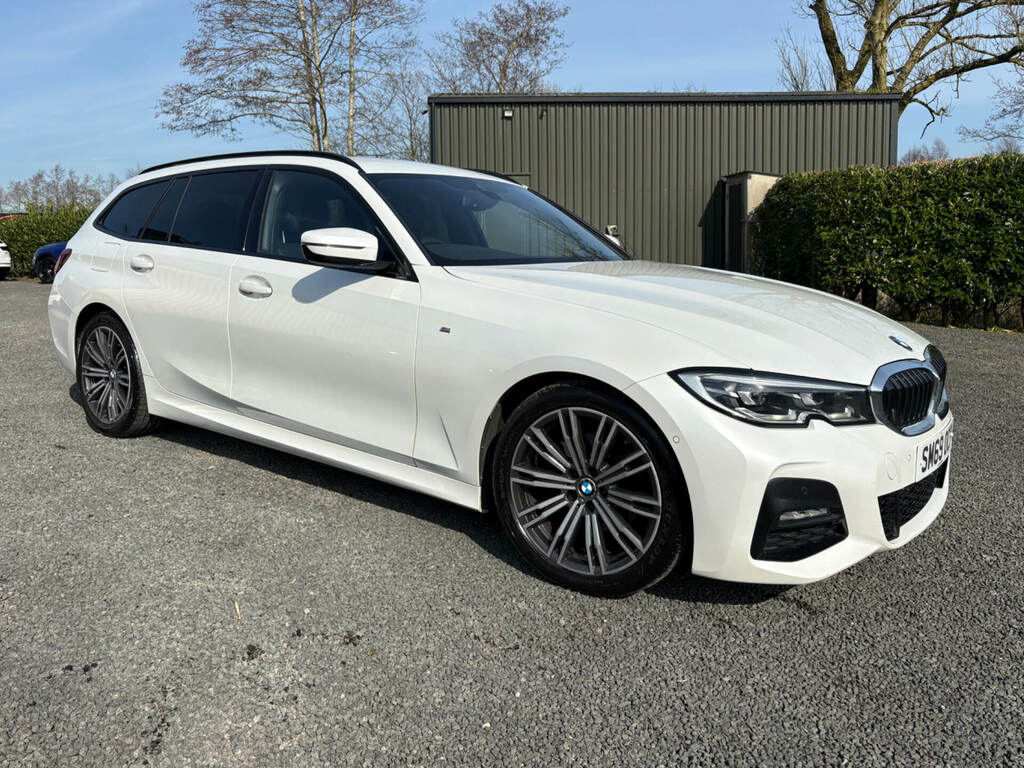 BMW 3 Series 320D M Sport SM69OCP White #2