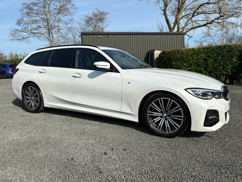 BMW 3 Series 320D M Sport SM69OCP White #3