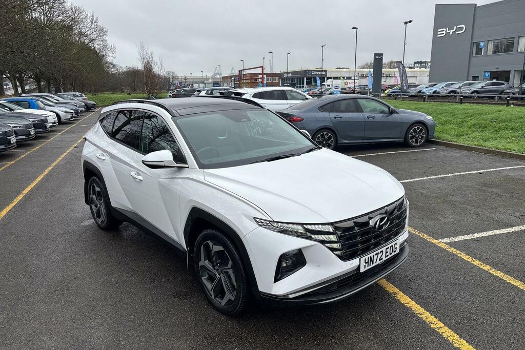 Hyundai Tucson 1.6 H T-gdi Ultimate Euro 6 Ss HN72EOG White #5