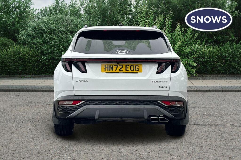 Hyundai Tucson 1.6 H T-gdi Ultimate Euro 6 Ss HN72EOG White #4