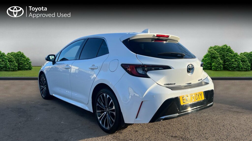 Toyota Corolla 1.8 Vvt-h Design Cvt Euro 6 Ss EK73UYY White #4