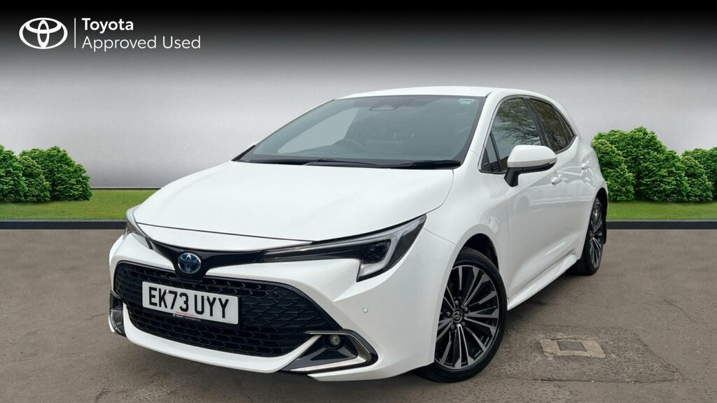 Toyota Corolla 1.8 Vvt-h Design Cvt Euro 6 Ss EK73UYY White #3
