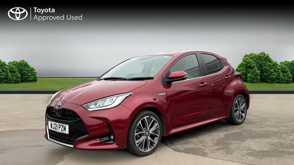 Toyota Yaris 1.5 Vvt-h Excel Hatchback Hybrid E-cvt WJ21PZM Red #3