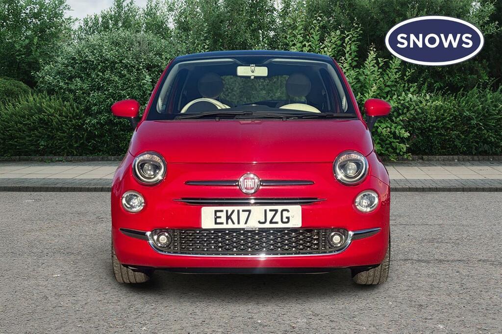 Fiat 500 1.2 Lounge Dualogic Euro 6 Ss EK17JZG Red #2