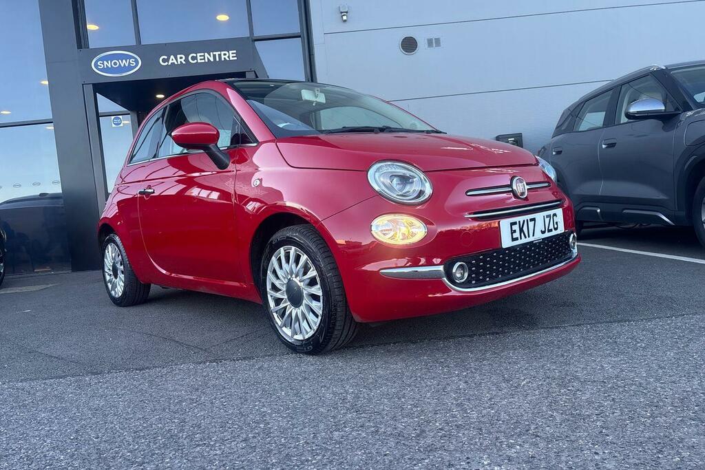 Fiat 500 1.2 Lounge Dualogic Euro 6 Ss EK17JZG Red #5