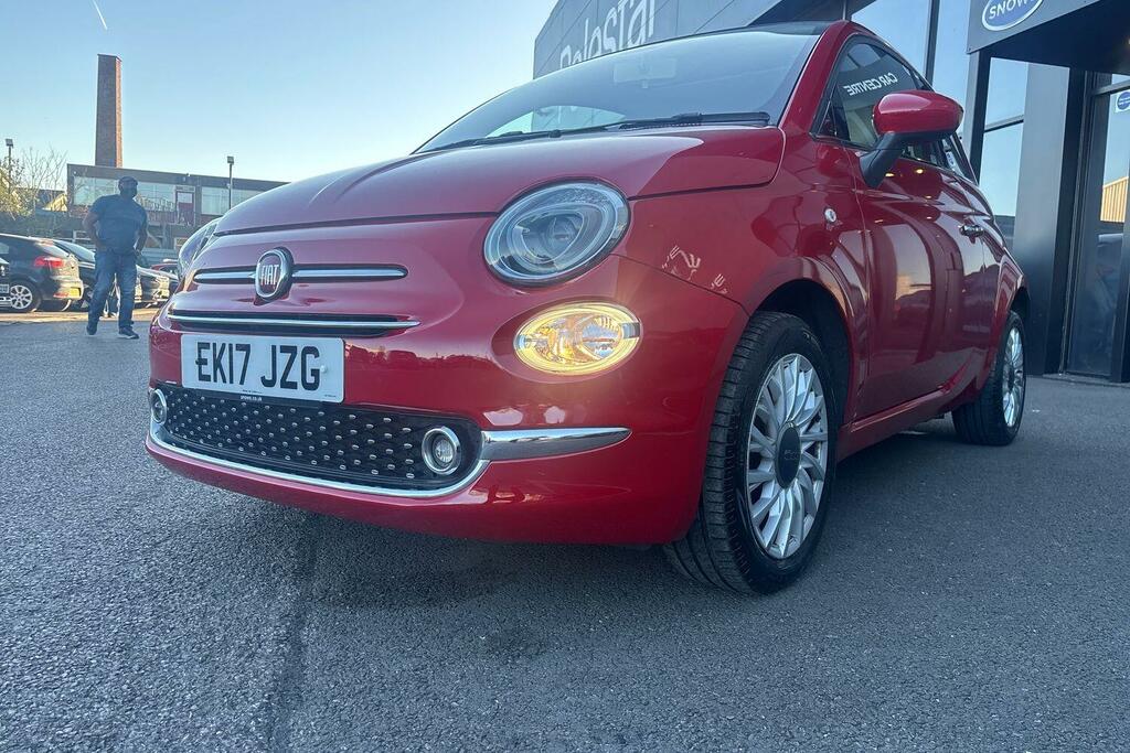 Fiat 500 1.2 Lounge Dualogic Euro 6 Ss EK17JZG Red #6