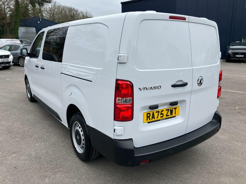 Vauxhall Vivaro 2.0 Turbo D Prime XL Crew Van Lwb Euro 6 6Dr RA75ZWT White #3