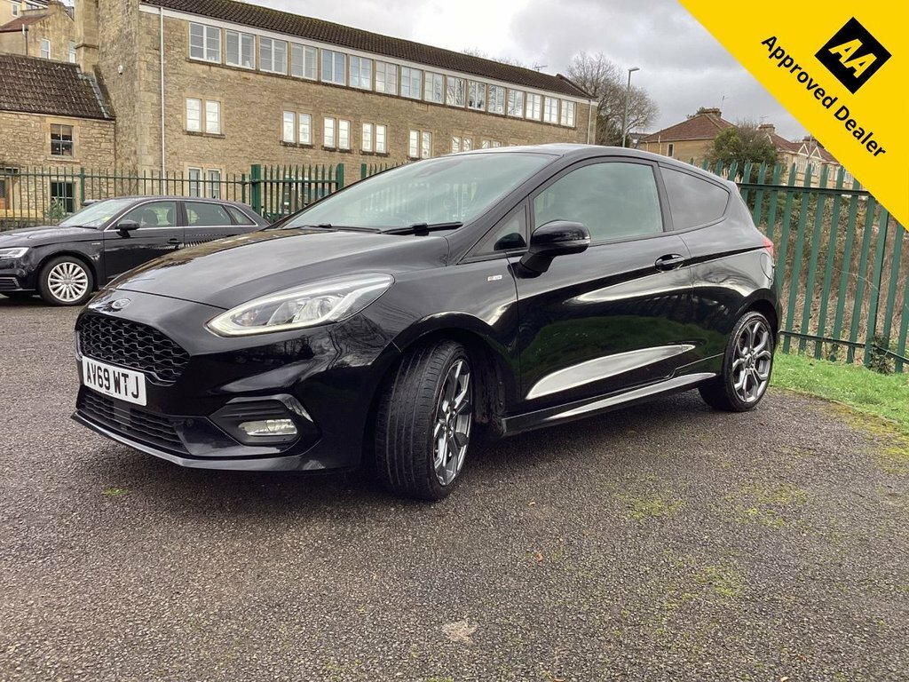 Ford Fiesta 1L St-line AV69WTJ Black #4