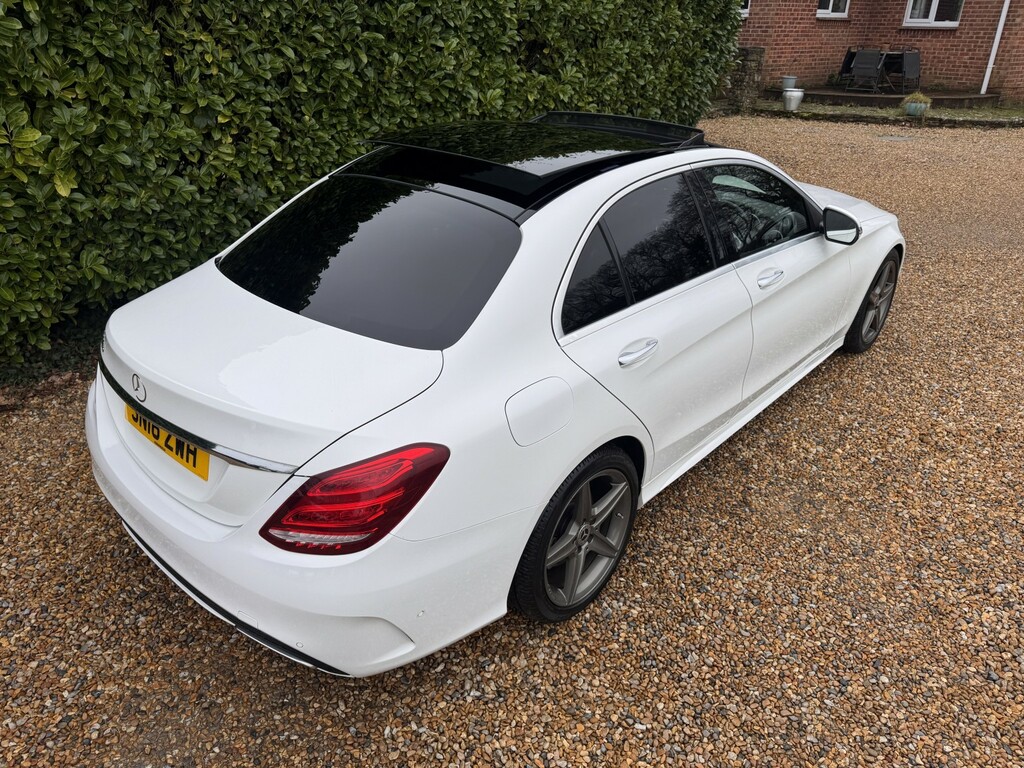 Mercedes-Benz C Class Saloon 2.1 C300dh Amg Line 201616 White #6