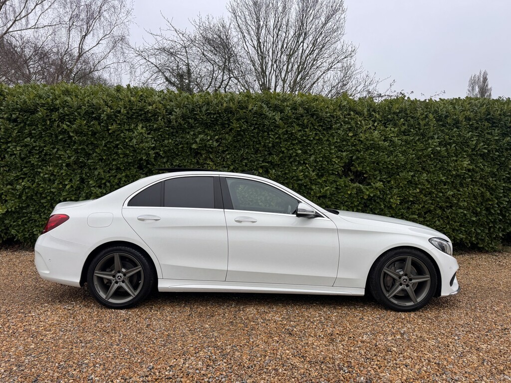 Mercedes-Benz C Class Saloon 2.1 C300dh Amg Line 201616 White #3