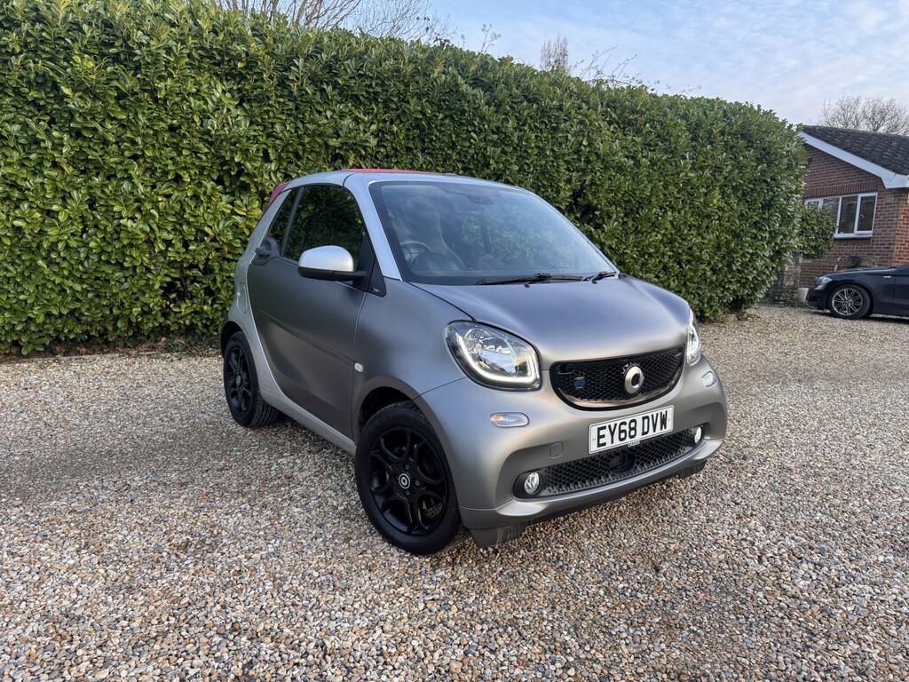 Smart Fortwo Cabrio Convertible 17.6Kwh Prime 201968 Silver