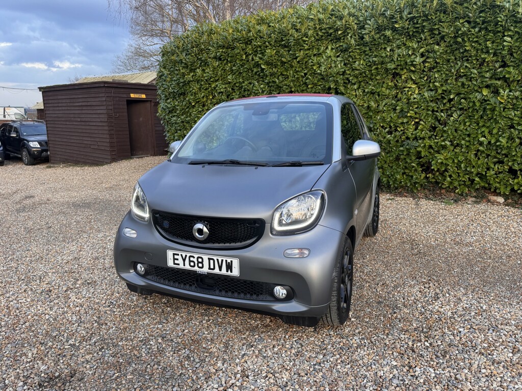 Smart Fortwo Cabrio Convertible 17.6Kwh Prime 201968 Silver #5