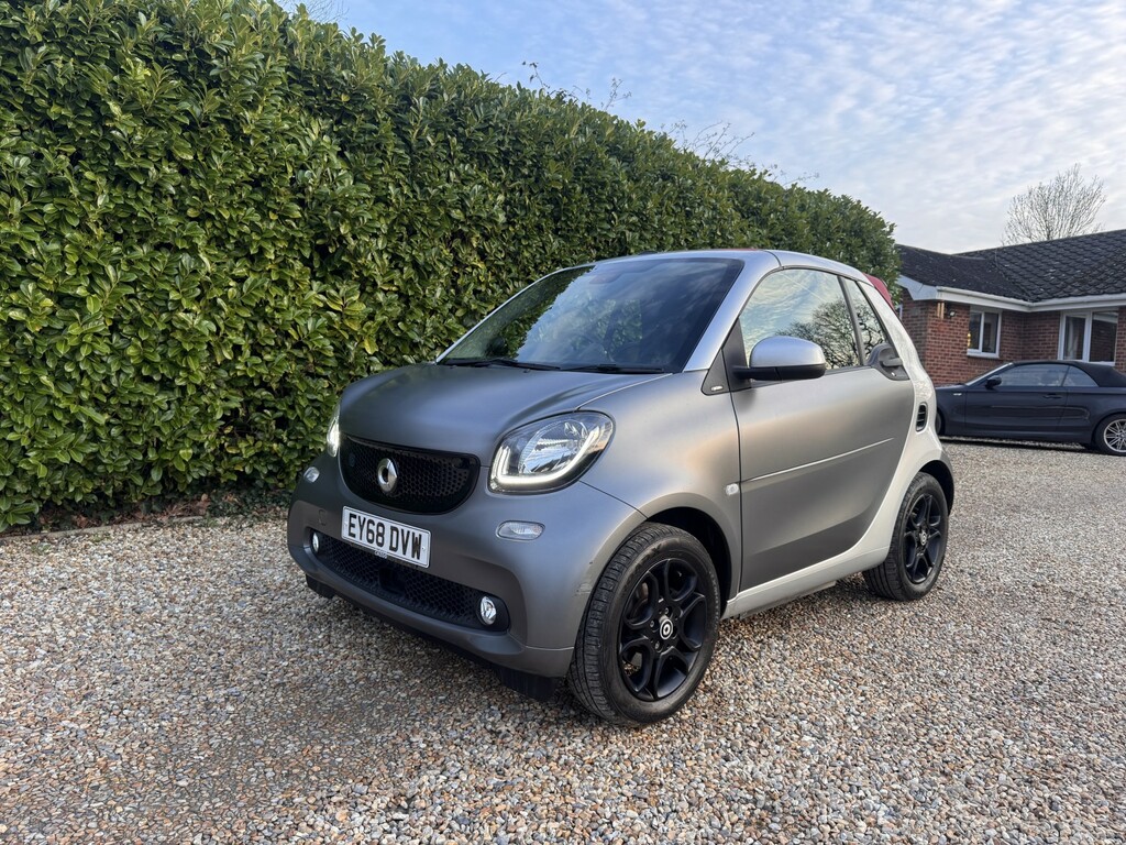 Smart Fortwo Cabrio Convertible 17.6Kwh Prime 201968 Silver #6