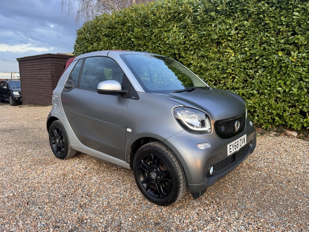 Smart Fortwo Cabrio Convertible 17.6Kwh Prime 201968 Silver #2