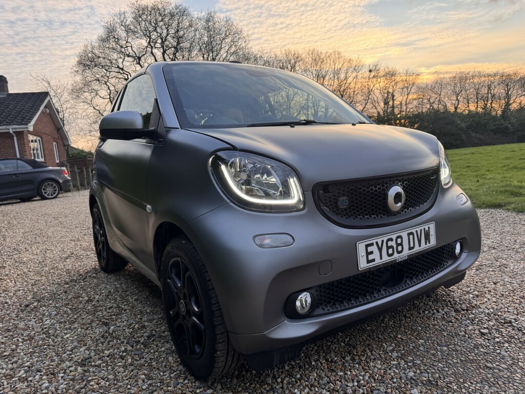 Smart Fortwo Cabrio Convertible 17.6Kwh Prime 201968 Silver #3