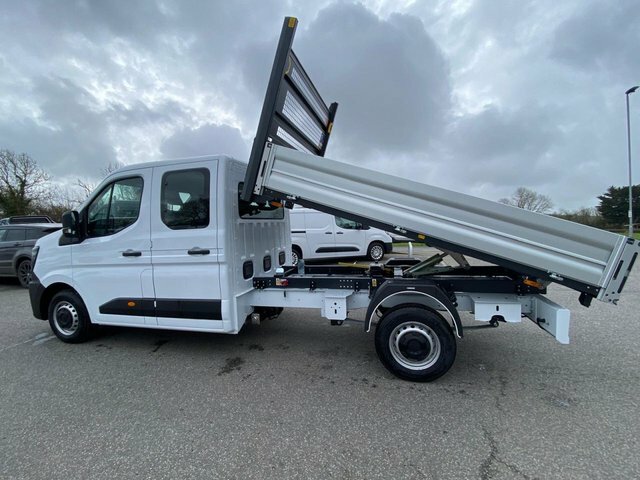 Renault Master 35 Advance Ll35 Double Cab Tipper 2.0 Dci 150Ps MH75JVT White #5