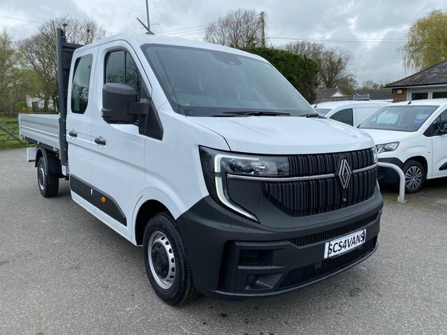 Renault Master 35 Advance Ll35 Double Cab Tipper 2.0 Dci 150Ps MH75JVT White #2