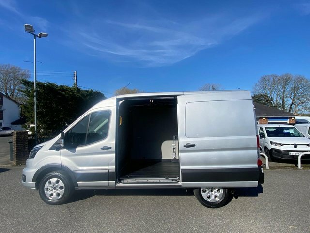 Ford Transit Custom 350 Limited L2 H2 Mwb Medium High Fwd 2.0 Eco Blue WN75NNP Silver #5