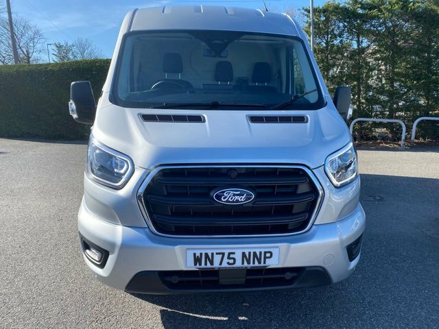 Ford Transit Custom 350 Limited L2 H2 Mwb Medium High Fwd 2.0 Eco Blue WN75NNP Silver #2