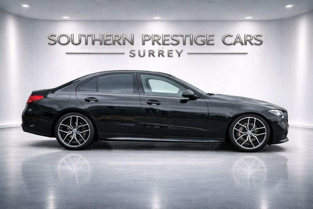 Mercedes-Benz C Class 1.5 C200h Mhev Amg Line Premium G-tronic Euro 6 Black #5