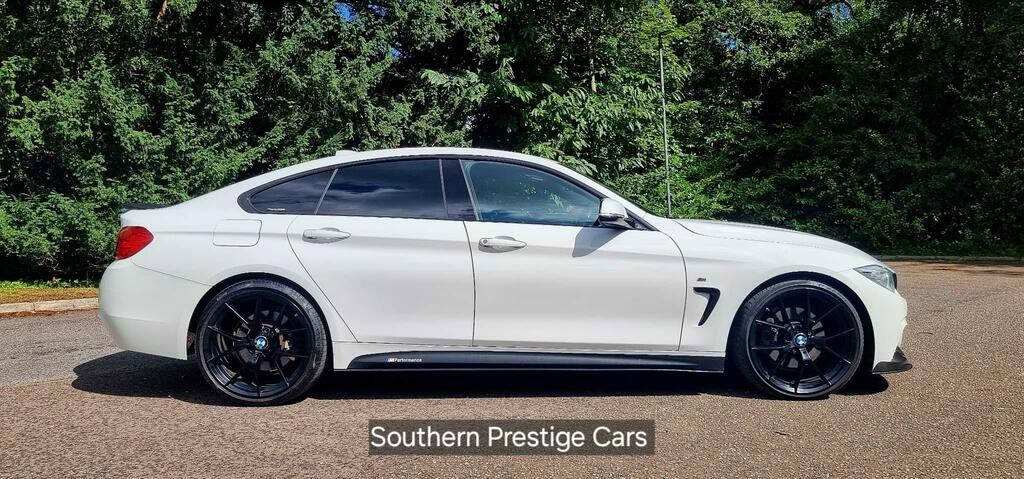 BMW 4 Series Gran Coupe 3.0 430D M Sport Euro 6 Ss White #4