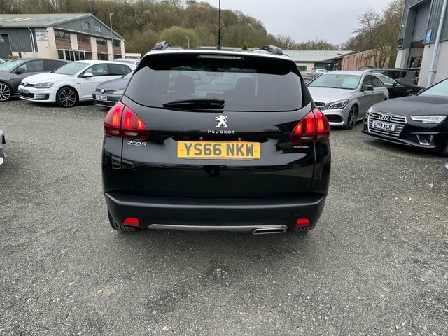 Peugeot 2008 Bluehdi Gt Line Suv YS66NKW Black #6