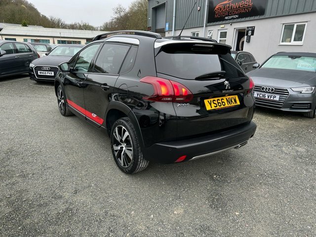 Peugeot 2008 Bluehdi Gt Line Suv YS66NKW Black #5