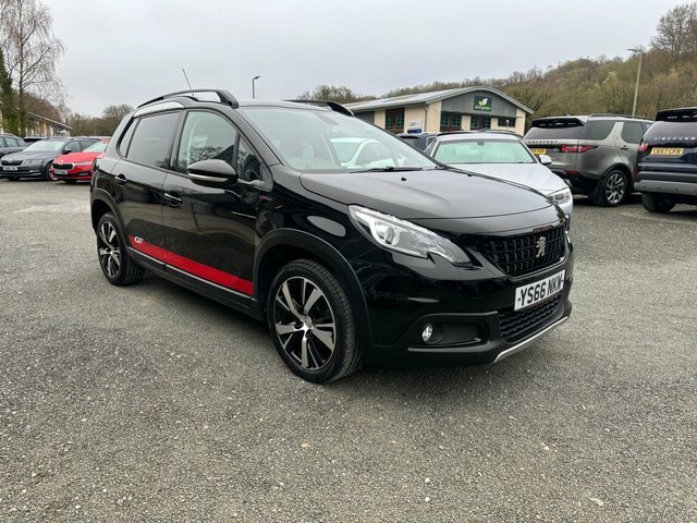 Peugeot 2008 Bluehdi Gt Line Suv YS66NKW Black #2