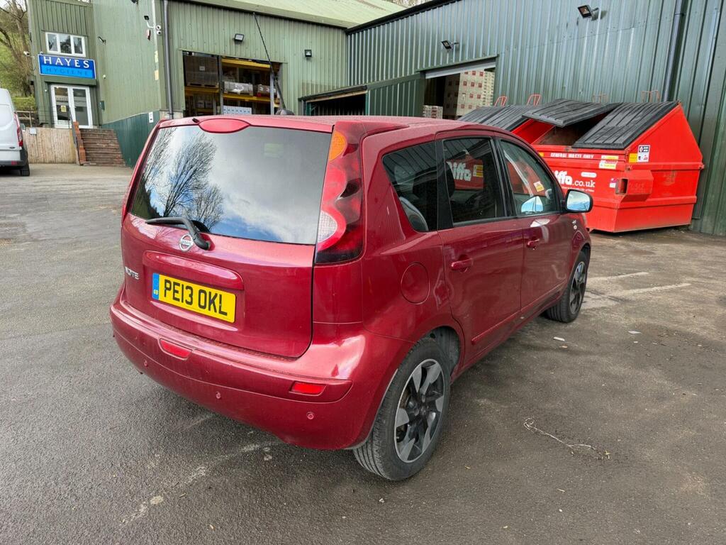 Nissan Note Hatchback 1.4 16V N-tec Euro 5 201313 PE13OKL Red #4