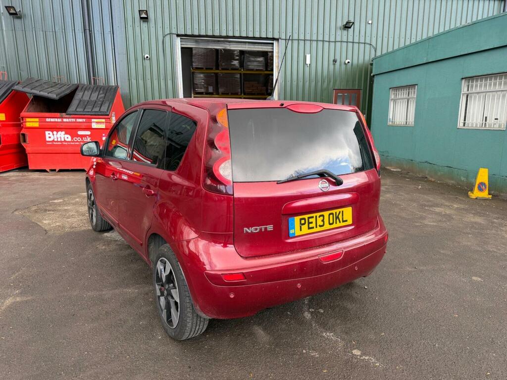 Nissan Note Hatchback 1.4 16V N-tec Euro 5 201313 PE13OKL Red #5