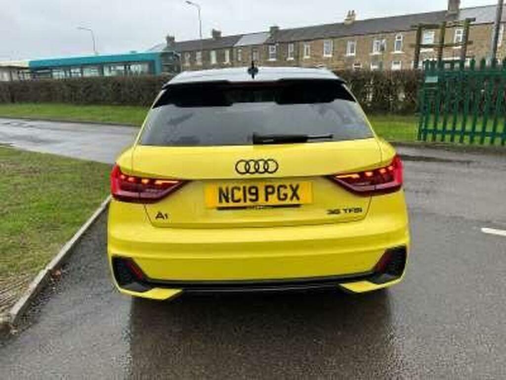 Audi A1 Hatchback 1.5 Tfsi 35 S Line Contrast Edition Spor T26JAK Yellow #6