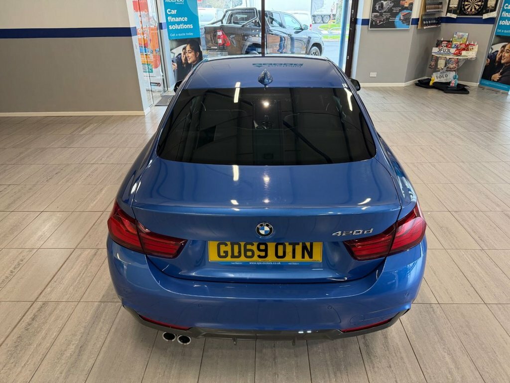 BMW 4 Series Gran Coupe 2L M Sport GD69OTN Blue #4