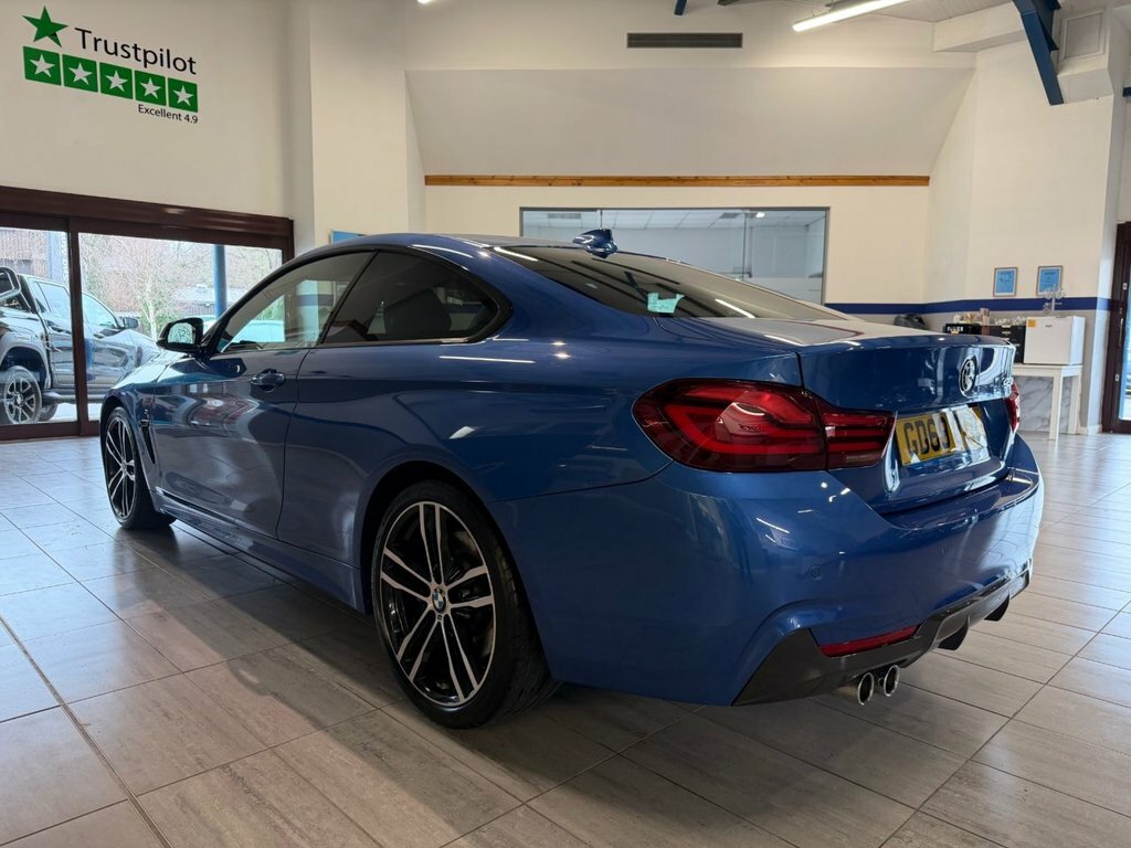 BMW 4 Series Gran Coupe 2L M Sport GD69OTN Blue #5