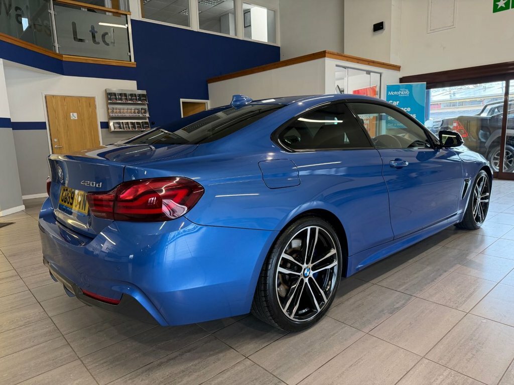 BMW 4 Series Gran Coupe 2L M Sport GD69OTN Blue #3