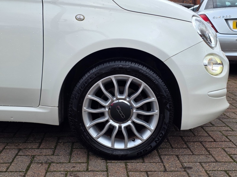Fiat 500 Pop Star BN17XLT White #5