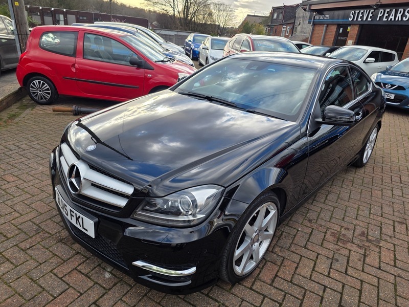 Mercedes-Benz C Class C250 Cdi Amg Sport BJ15FKL Black #3