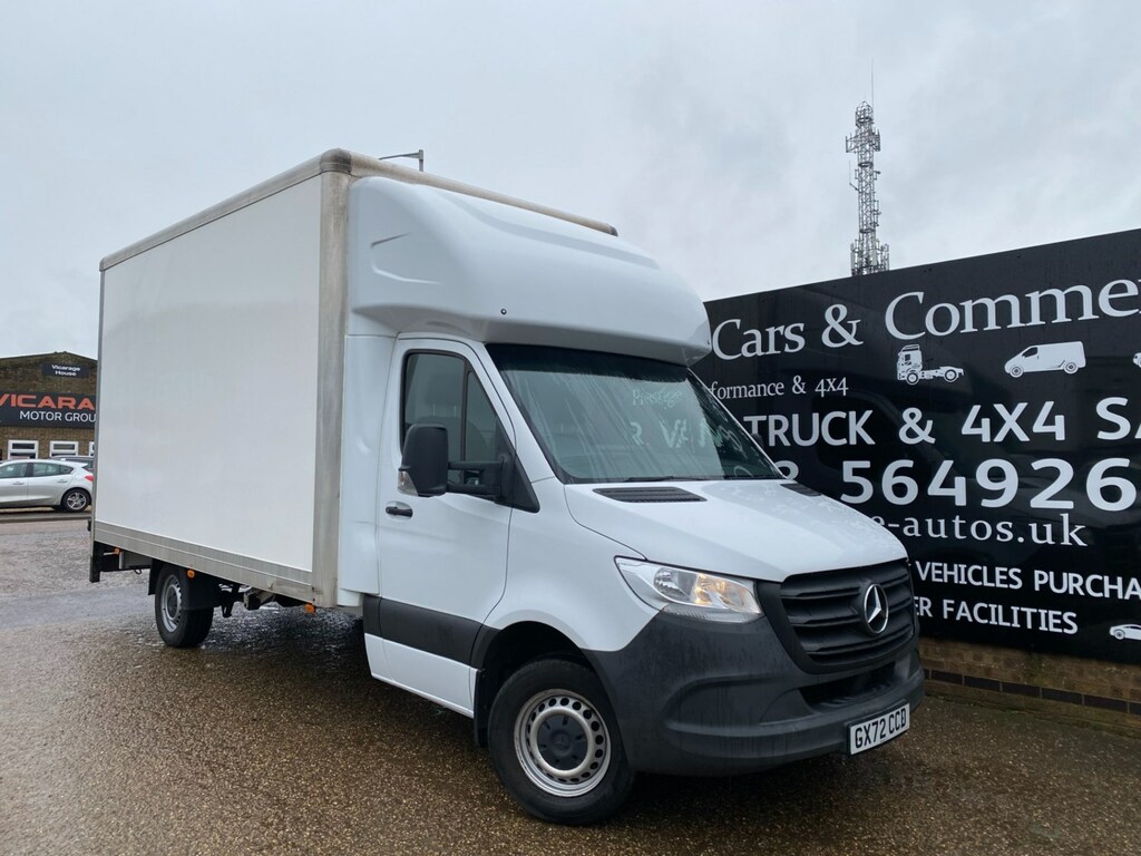 Mercedes-Benz Sprinter 315 Cdi 2.0 150 Progressive Luton Box Van Tail Lif White