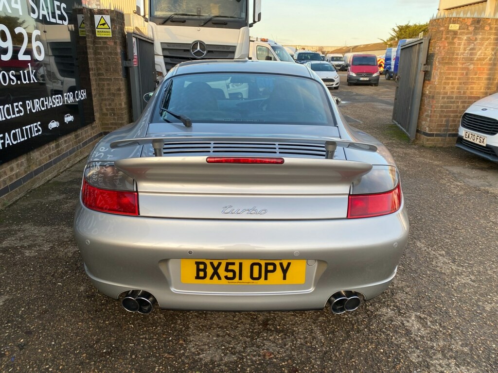 Porsche 911 996 Turbo Tiptronic S 32K Fpsh 17 Services Mega Hi Silver #5
