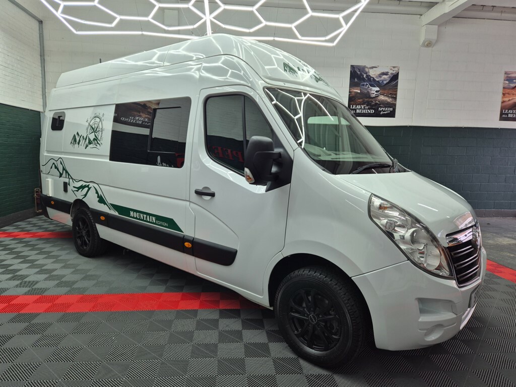 Vauxhall Movano Speeds Mountain Edition Camper, R3500 L3h3 Cdti Mw White