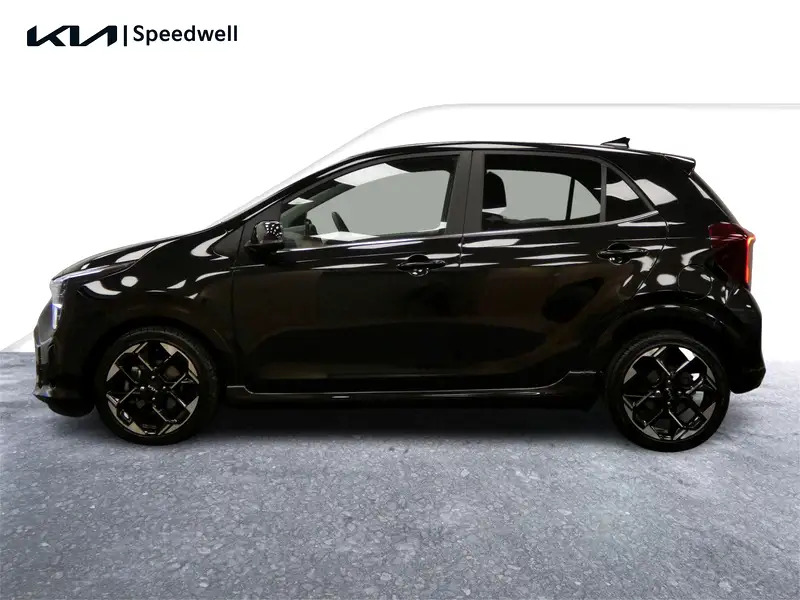 Kia Picanto 1.2 Gt-line S Amt Euro 6 Ss WF74AWN Black #2