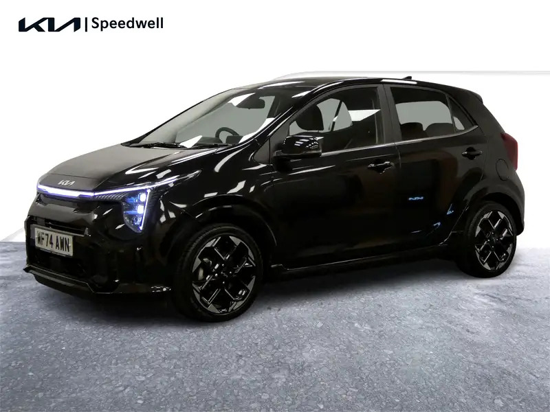 Kia Picanto 1.2 Gt-line S Amt Euro 6 Ss WF74AWN Black #3