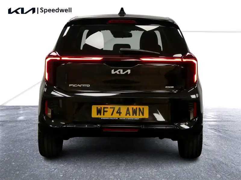 Kia Picanto 1.2 Gt-line S Amt Euro 6 Ss WF74AWN Black #5